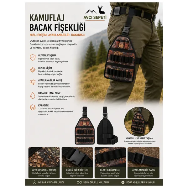 Bacak Fişekliği · Kamuflaj